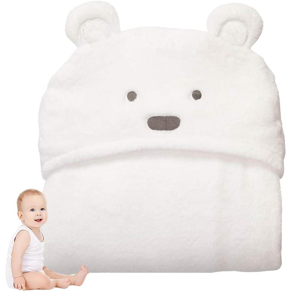 Baby Nursery Unisex - Cute Bear Hooded Towel for Kids