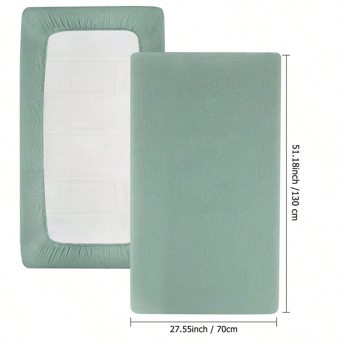 Baby Nursery Bed - Baby Fitted Sheet Newborn Soft Cotton