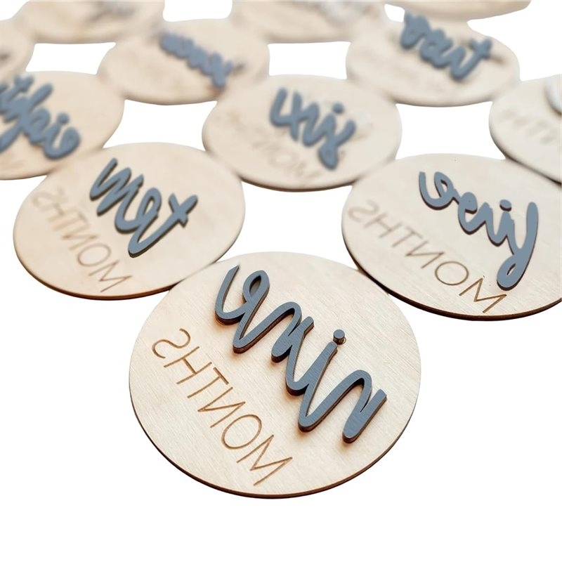 Milestone Card Set - BEDW-Double-Sided Wooden 3D Card Baby Growth