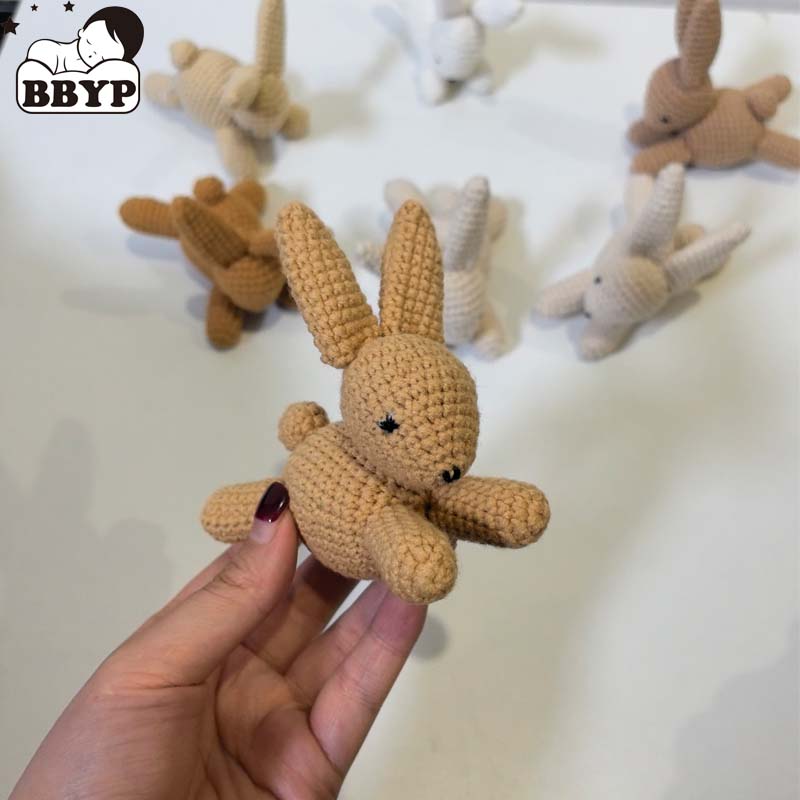 Baby Nursery Unisex - 1Pcs Adorable Crochet Rabbit Decoration, Baby