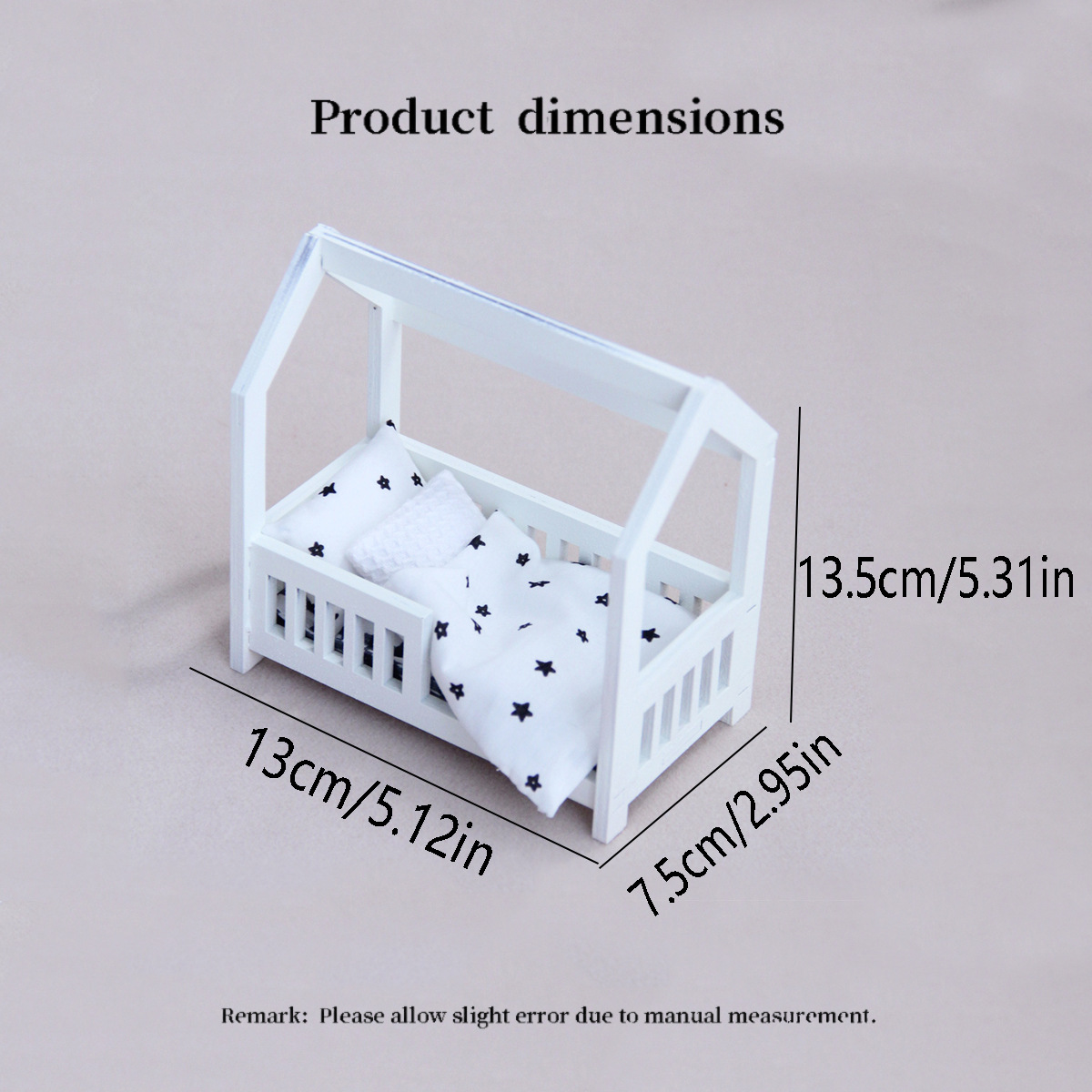 1:12 Miniature Wooden Baby Cri - огляд і ціна Baby Nursery Age