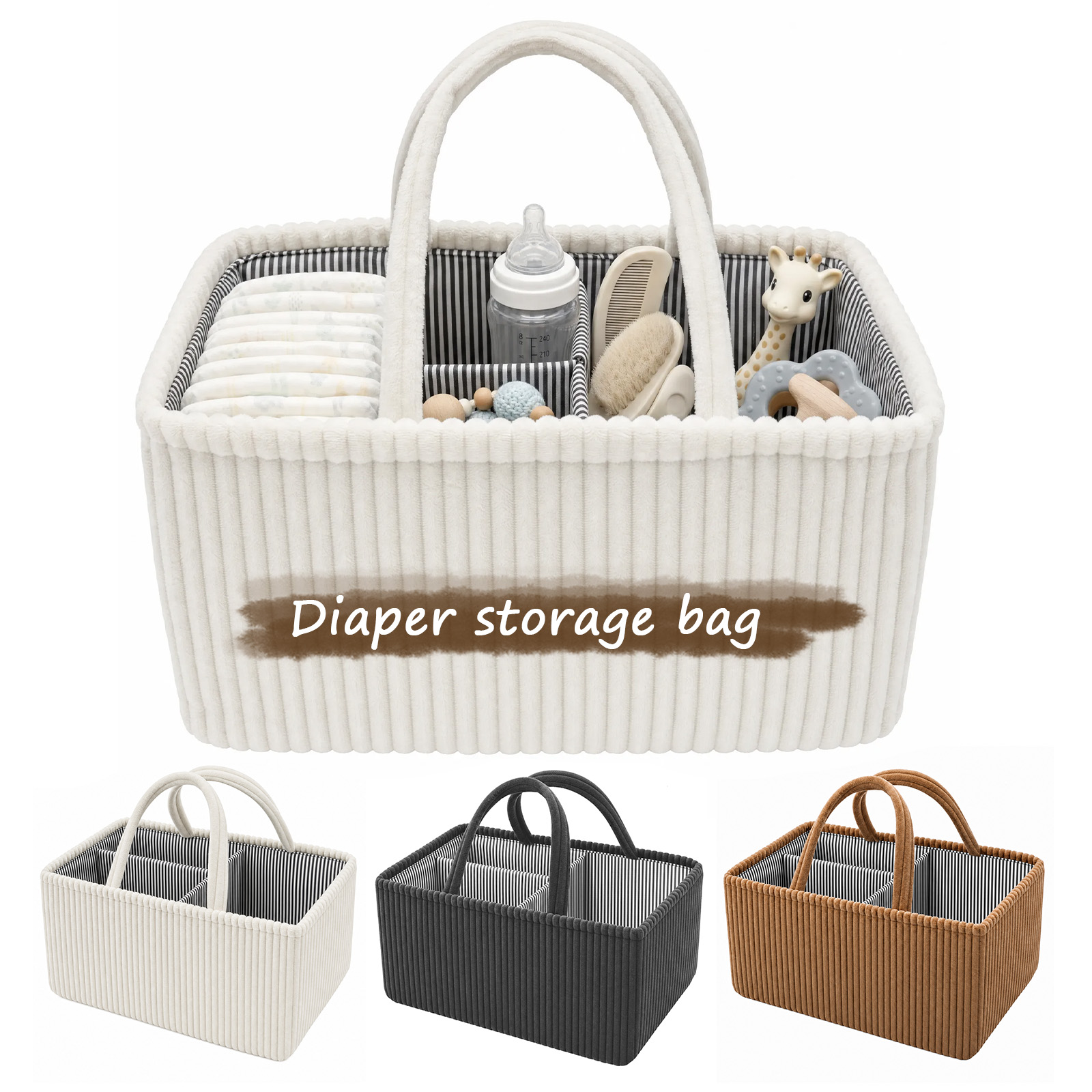 Baby Diaper Caddy Organizer Co - огляд і ціна Baby Nursery Organiser