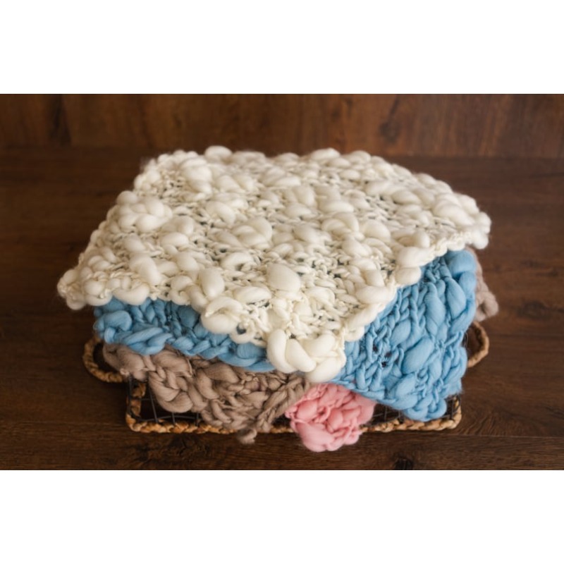 Chunky Knit Merino Baby Blanke - огляд і ціна Baby Nursery Unisex