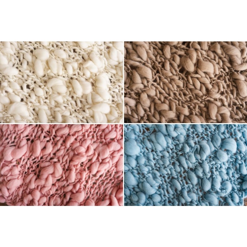 Chunky Knit Merino Baby Blanke - огляд і ціна Baby Nursery Unisex