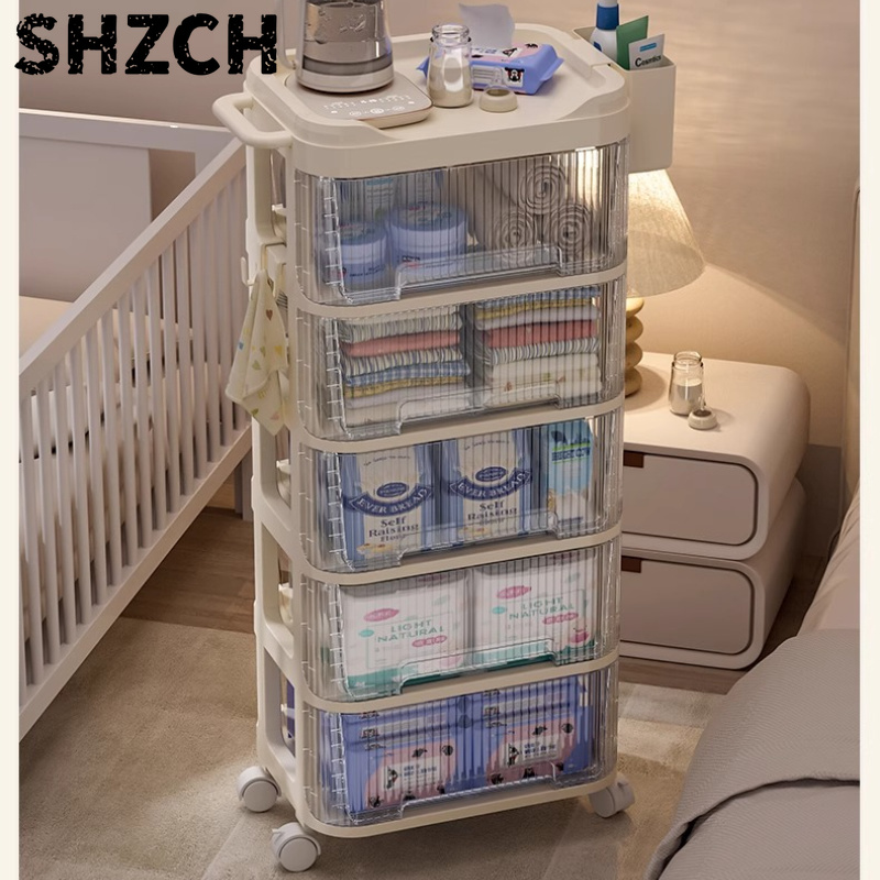 Multi-layer Rolling Baby Cart  - огляд і ціна Baby Nursery Cart