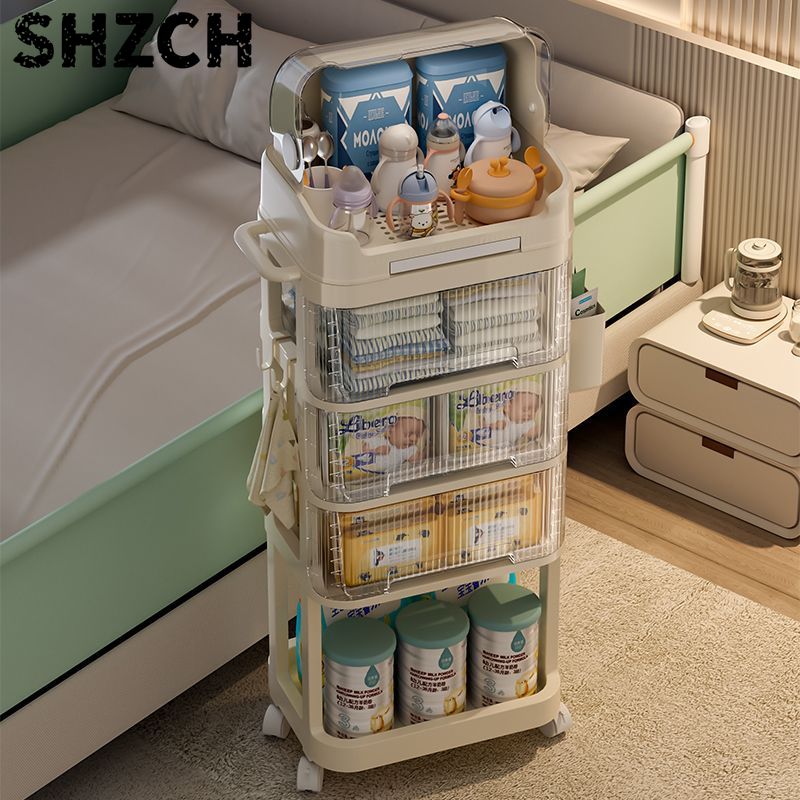 Multi-layer Rolling Baby Cart  - огляд і ціна Baby Nursery Cart