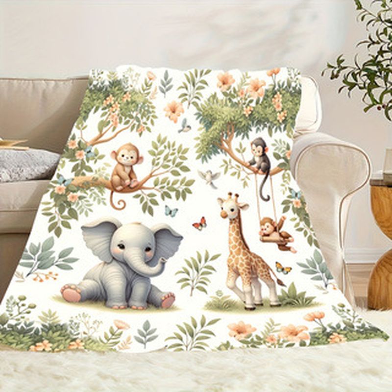 VIKAMA Watercolor Jungle Anima - огляд і ціна Baby Nursery Elephant