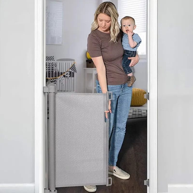 Hallways Use Mesh Safety Dog G - огляд і ціна Baby Gate Extra Wide