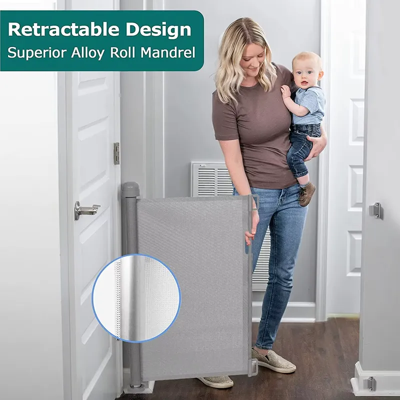 Hallways Use Mesh Safety Dog G - огляд і ціна Baby Gate Extra Wide