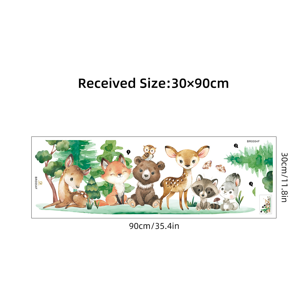 Forest Animals Theme Bear Deer - огляд і ціна Baby Nursery Animal Theme