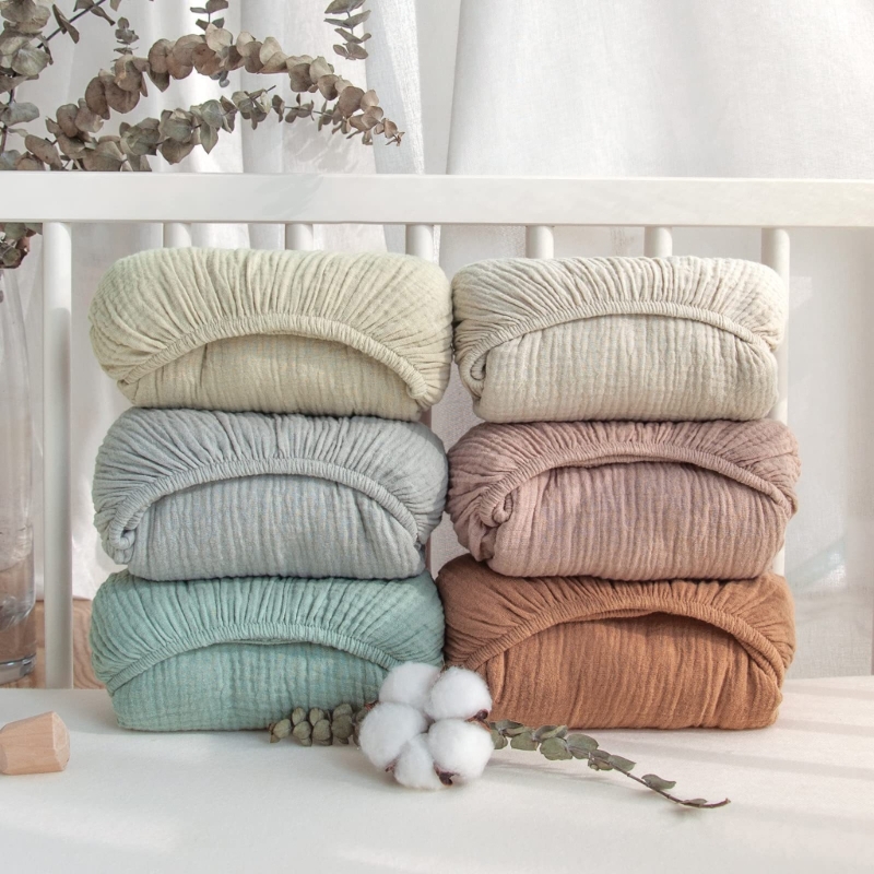 Soft Breathable Muslin Cotton  - огляд і ціна Baby Nursery Bed