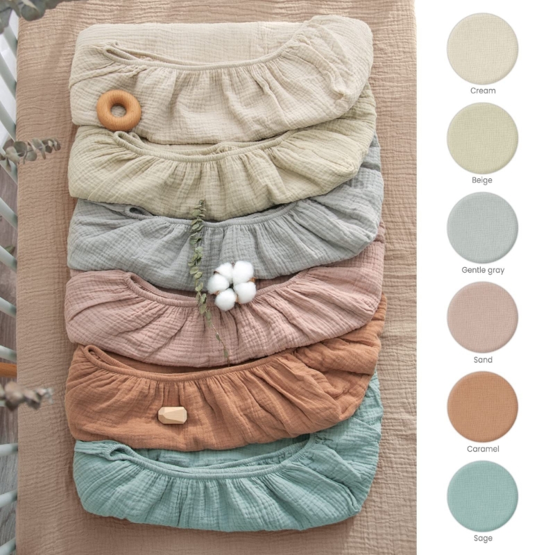 Soft Breathable Muslin Cotton  - огляд і ціна Baby Nursery Bed