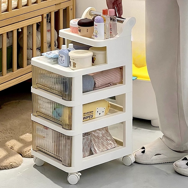 3-Tier Rolling Storage Cart Nu - огляд і ціна Baby Nursery Cart