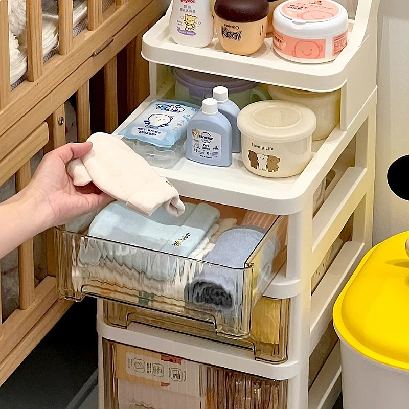 3-Tier Rolling Storage Cart Nu - огляд і ціна Baby Nursery Cart
