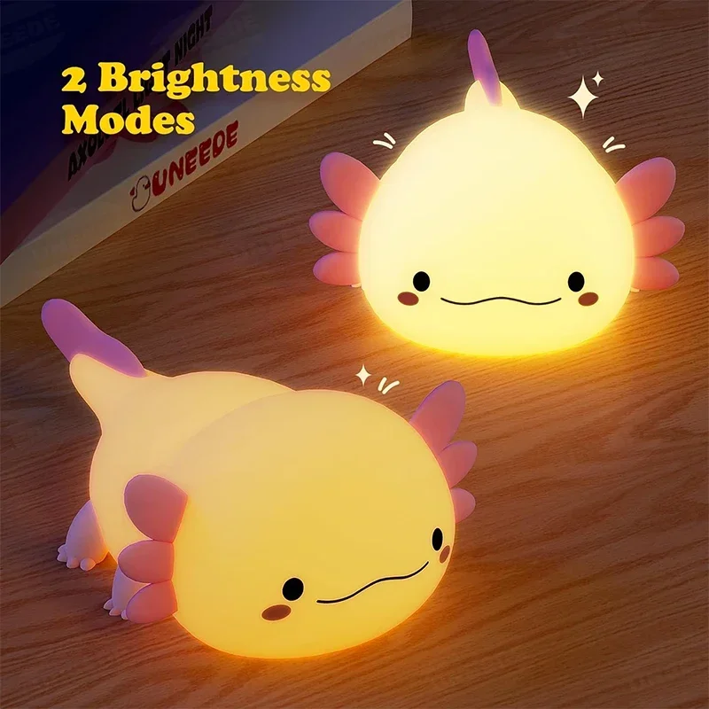 Cute Axolotl Night Light Silic - огляд і ціна Baby Nursery Equipment