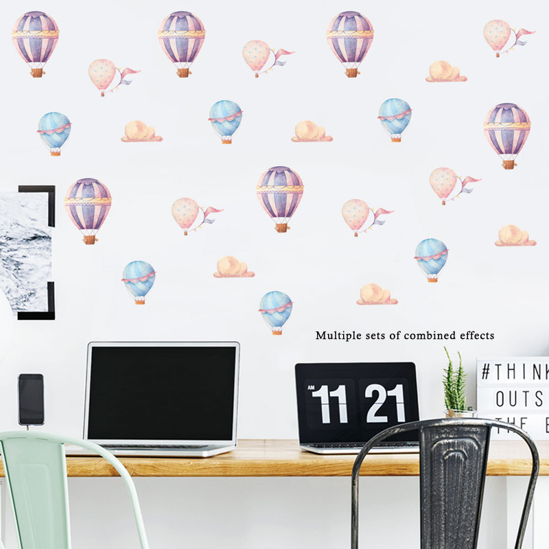 Creative Colorful Hot Air Ball - огляд і ціна Baby Nursery Murals