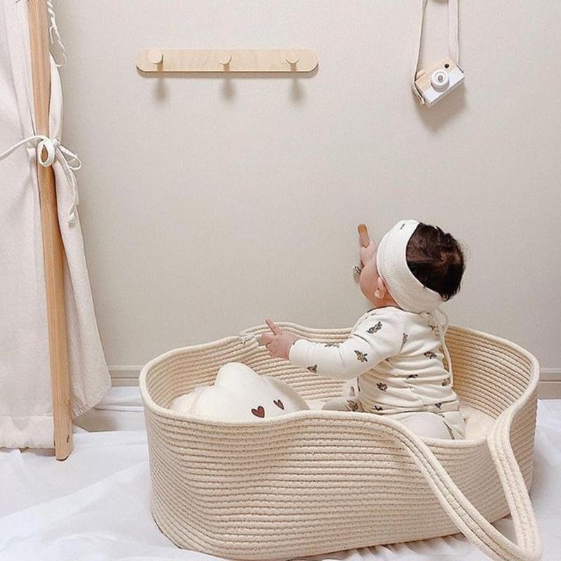 J15U Portable Baby Moses Baske - огляд і ціна Baby Nursery Bed