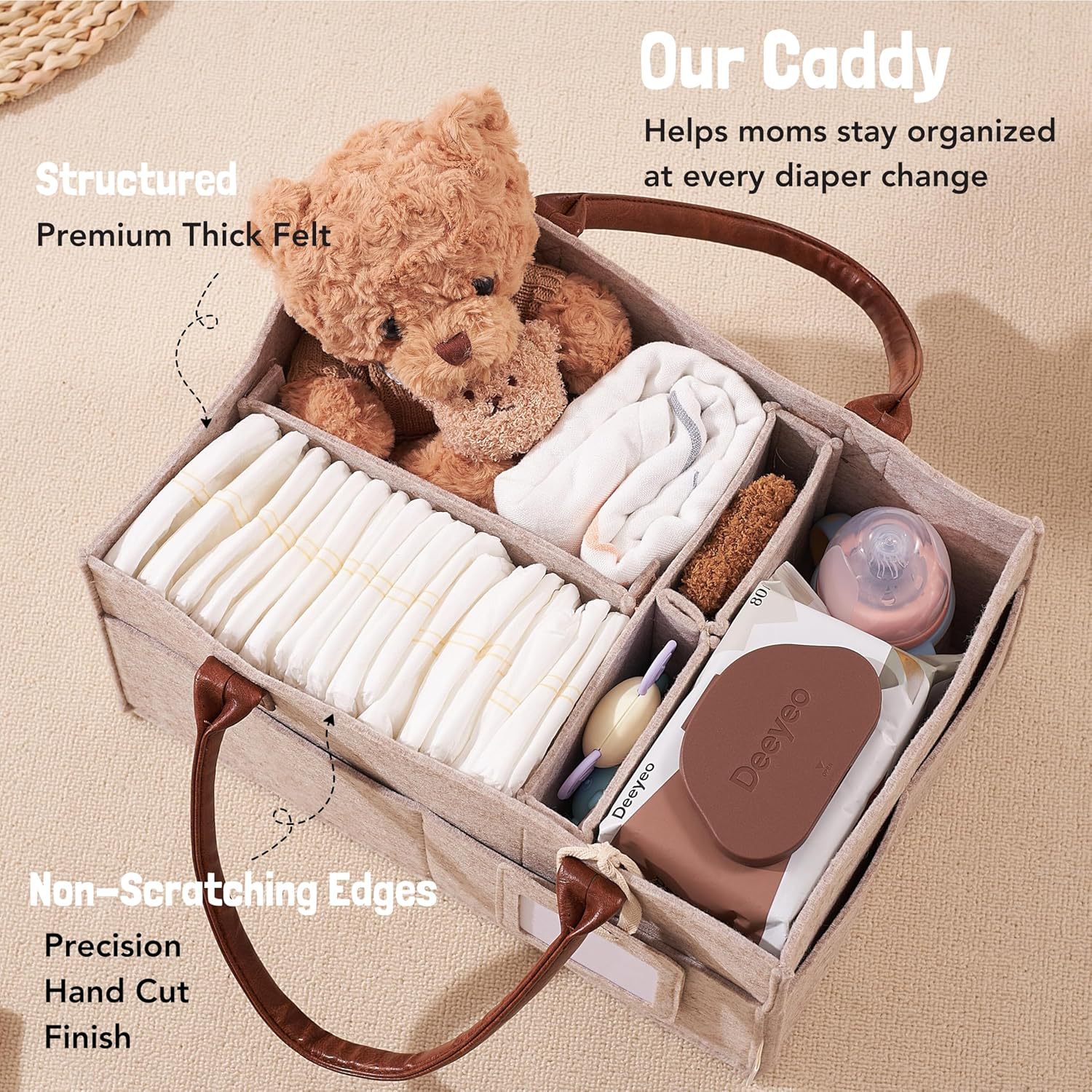 Baby Felt Storage Nursery Orga - огляд і ціна Baby Nursery Organiser
