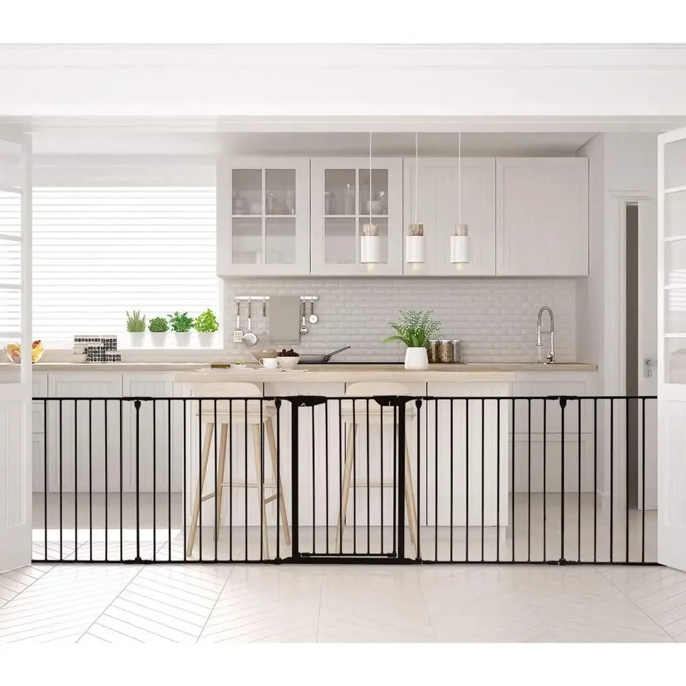 6-Panel Adjustable Extra Wide  - огляд і ціна Baby Gate Extra Wide