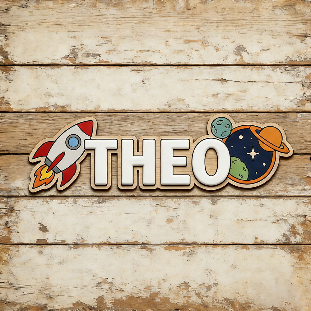Personalized Space Rocket Name - огляд і ціна Baby Nursery