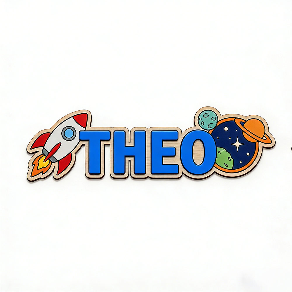 Personalized Space Rocket Name - огляд і ціна Baby Nursery