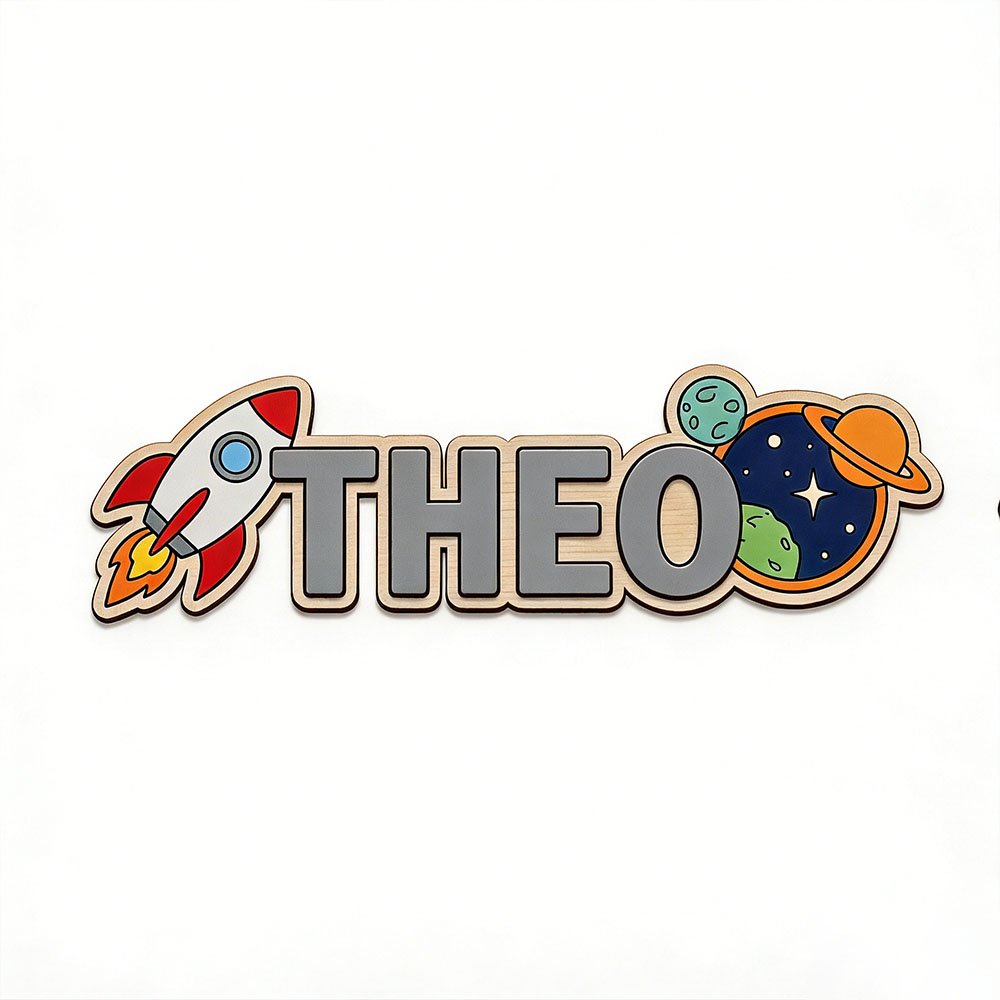 Personalized Space Rocket Name - огляд і ціна Baby Nursery