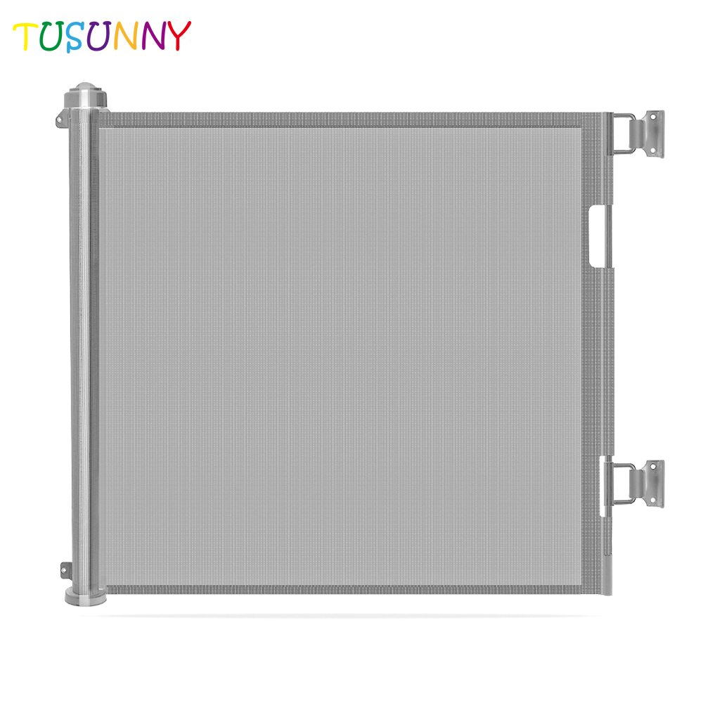 Baby Safety Gate Retractable D - огляд і ціна Baby Gate Extra Wide