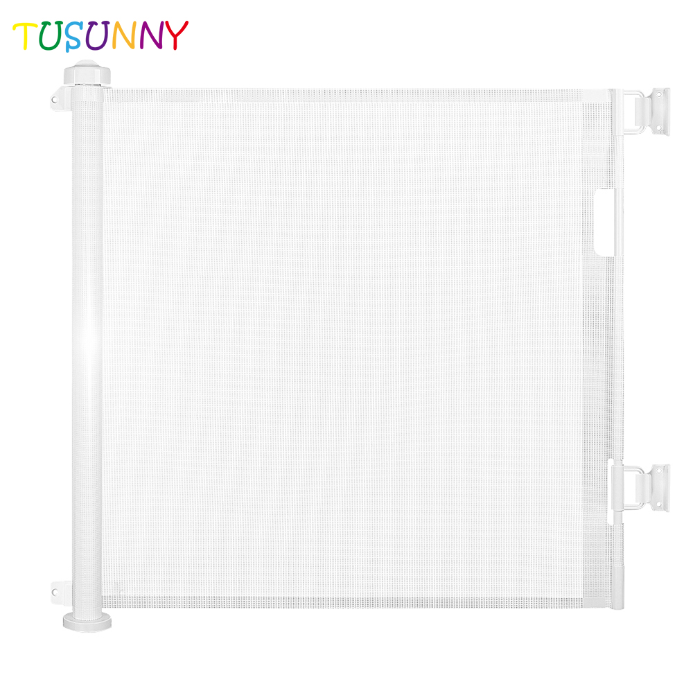 Baby Safety Gate Retractable D - огляд і ціна Baby Gate Extra Wide