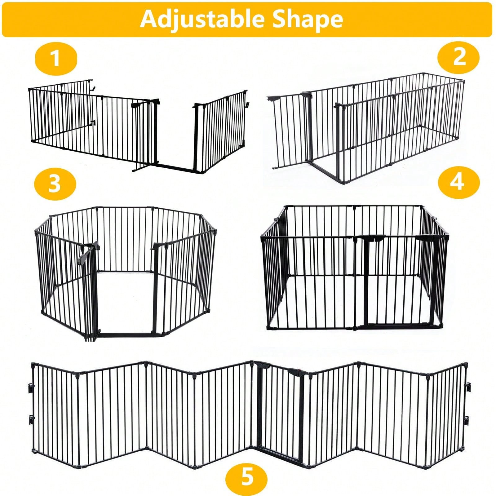 Extra Wide Black Baby Gate Wit - огляд і ціна Baby Gate Extra Wide