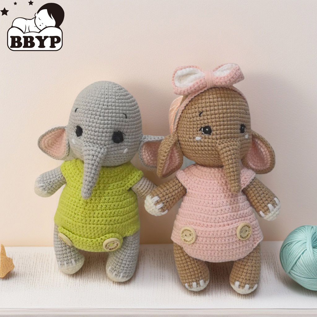 Handmade Crochet Elephant Coup - огляд і ціна Baby Nursery Elephant