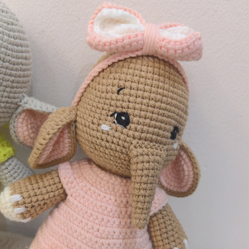 Handmade Crochet Elephant Coup - огляд і ціна Baby Nursery Elephant