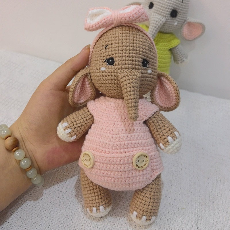 Handmade Crochet Elephant Coup - огляд і ціна Baby Nursery Elephant