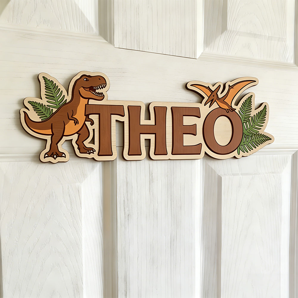 Personalized Dinosaur Name Sig - огляд і ціна Baby Nursery