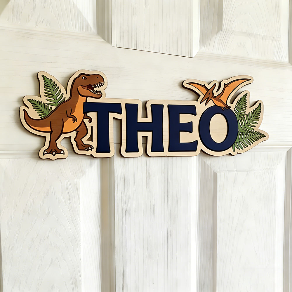 Personalized Dinosaur Name Sig - огляд і ціна Baby Nursery