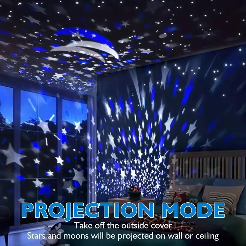 Night Lamp Projector Starry Sk - огляд і ціна Baby Nursery Equipment