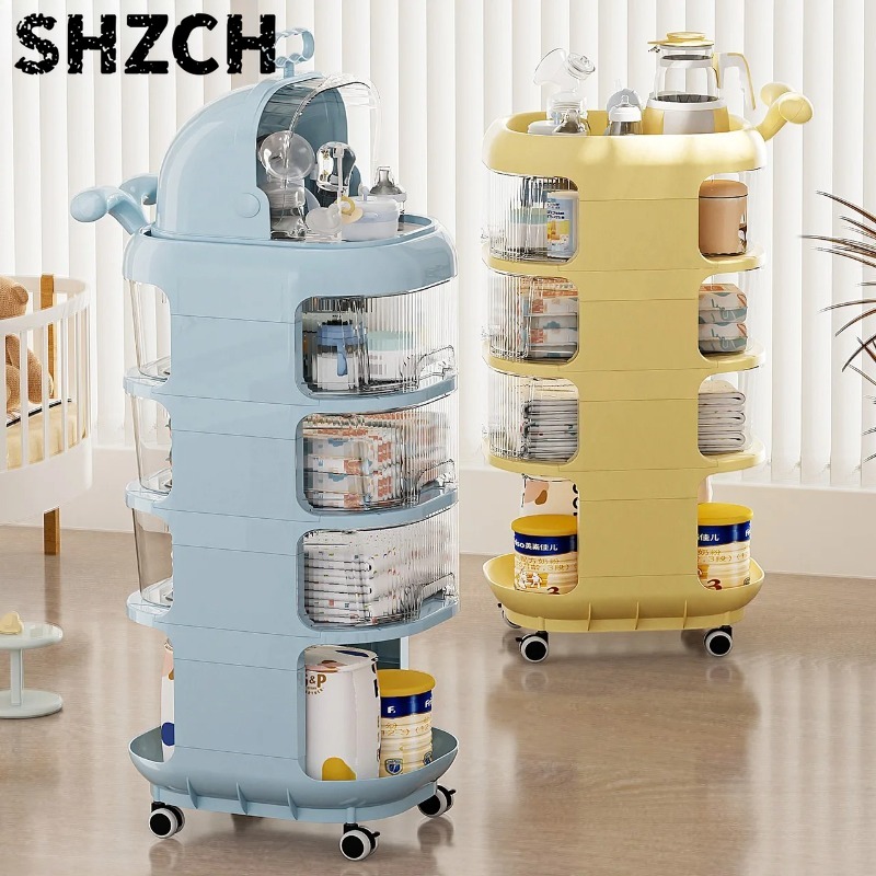 3-Tier Baby Organizer Cart wit - огляд і ціна Baby Nursery Cart