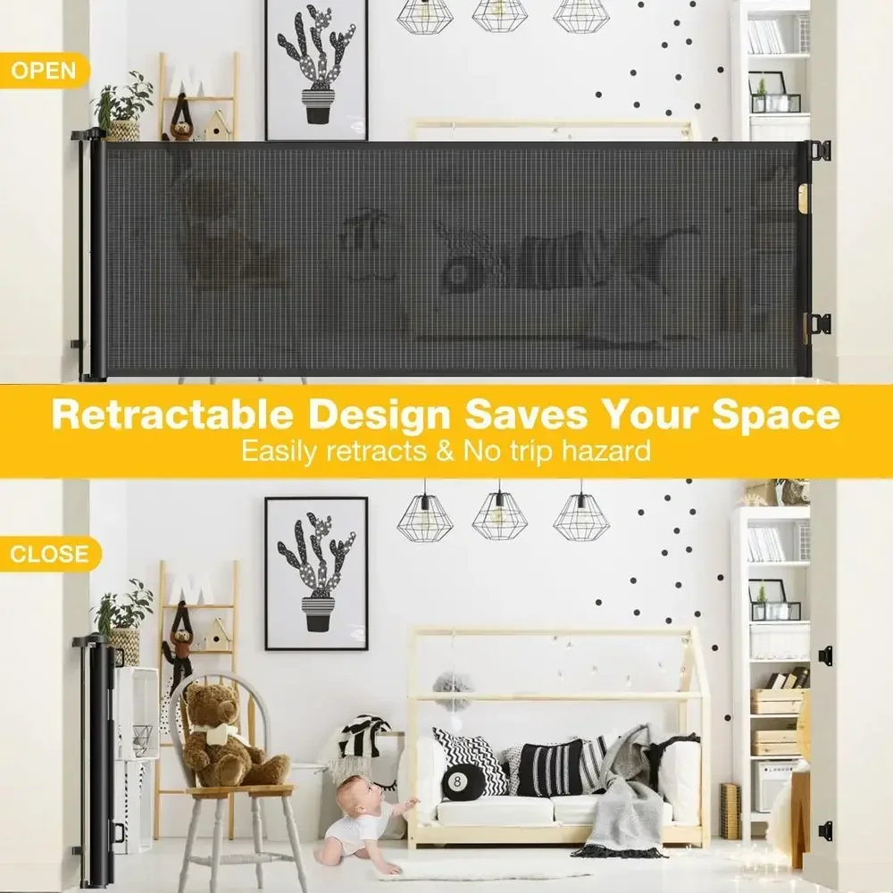 Retractable Extra Wide 118 Inc - огляд і ціна Baby Gate Extra Wide