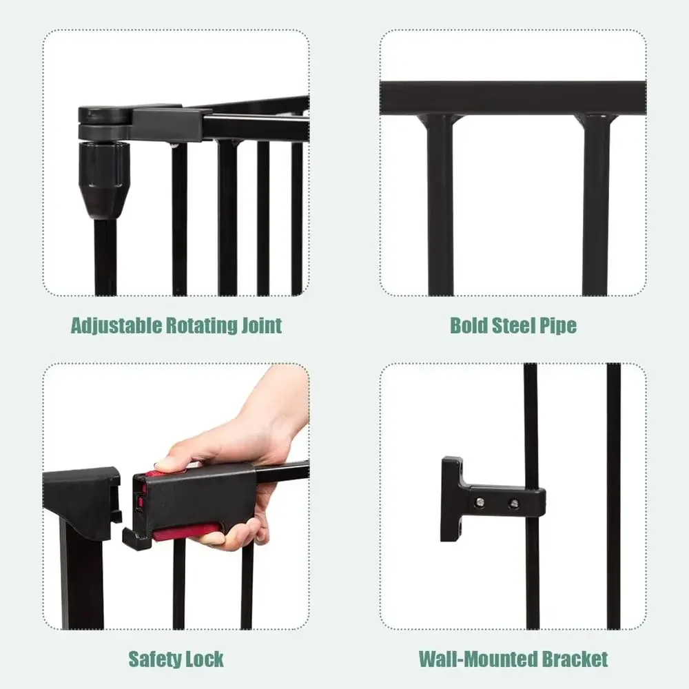 8-Panel Adjustable Extra Wide  - огляд і ціна Baby Gate Extra Wide