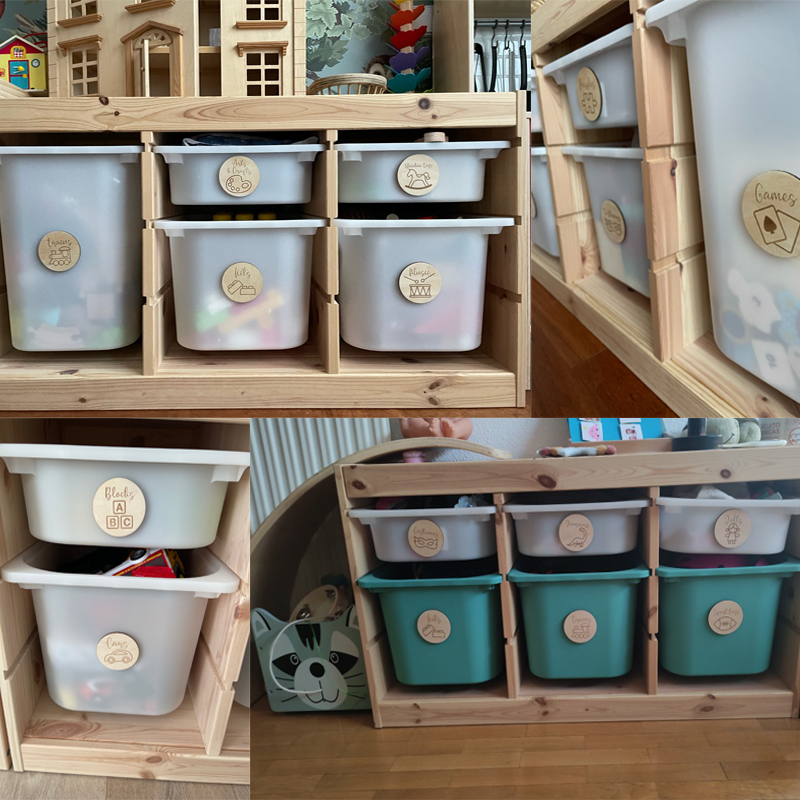 Wooden Storage Tags Nursery De - огляд і ціна Baby Nursery Items