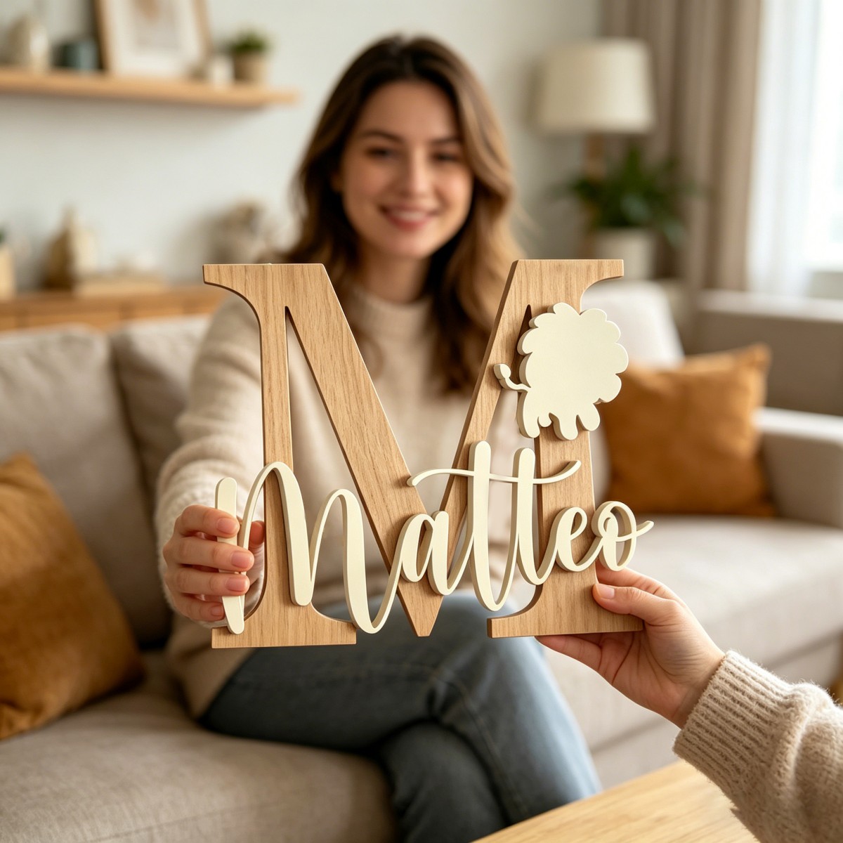 1Pc Custom Lion Name & Initial - огляд і ціна Baby Nursery