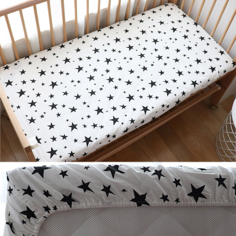130x70cm 100% Cotton Baby Crib - огляд і ціна Baby Nursery Bed