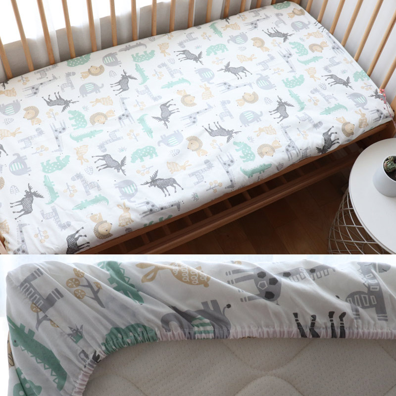 130x70cm 100% Cotton Baby Crib - огляд і ціна Baby Nursery Bed