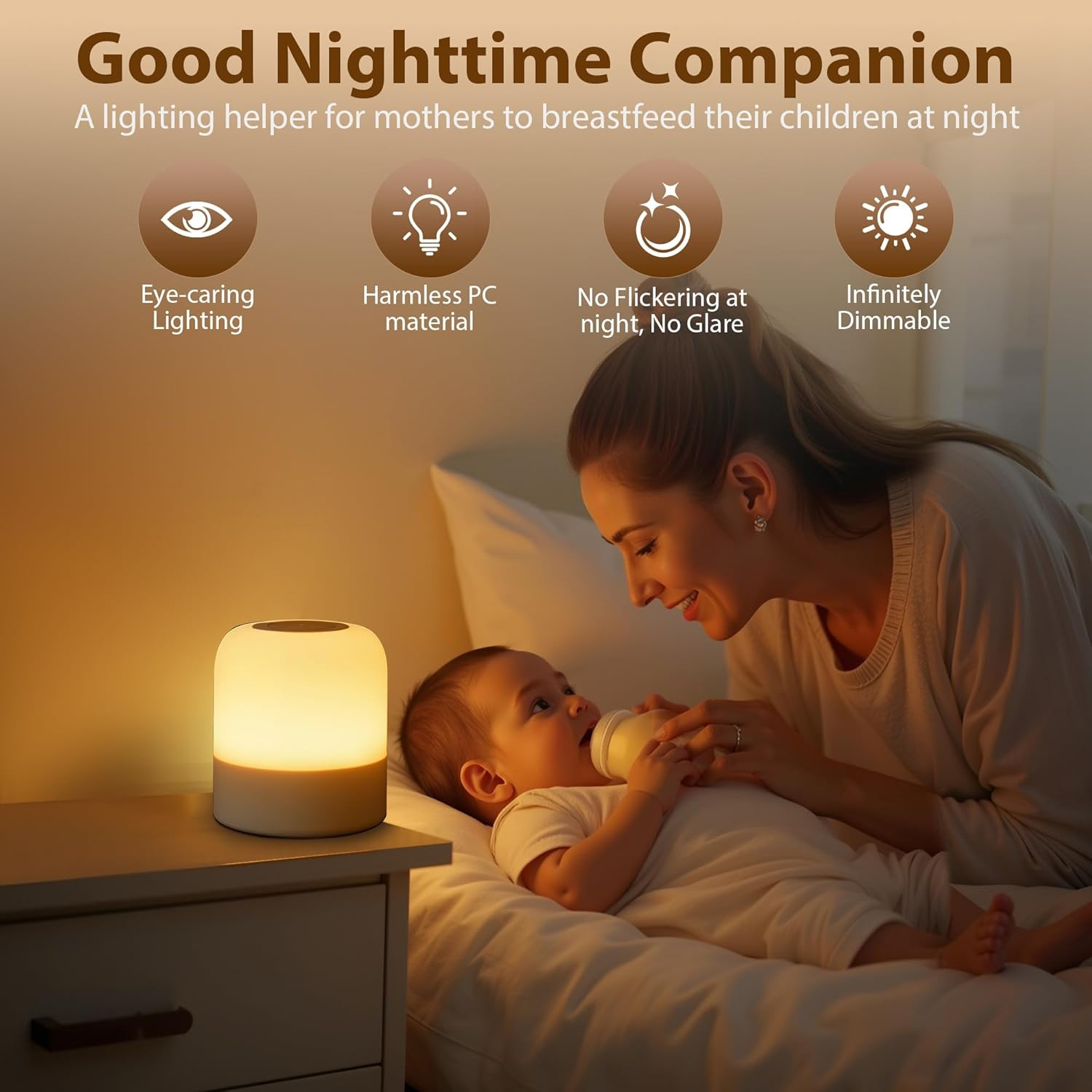 1pcPortable Baby Night Light,3 - огляд і ціна Baby Nursery Equipment