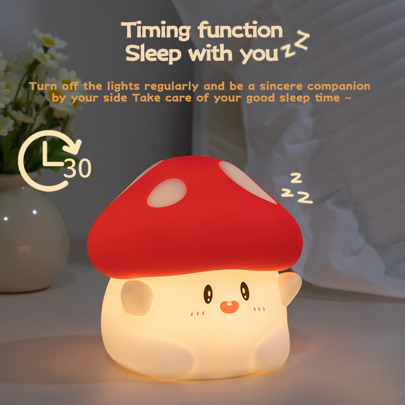 Mushroom Night Light LED Recha - огляд і ціна Baby Nursery Equipment