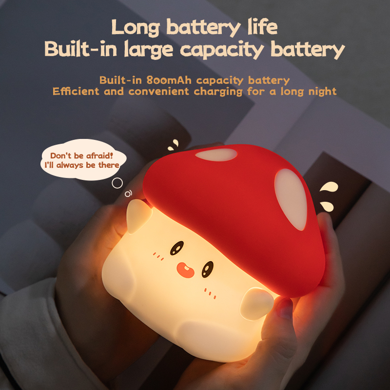 Mushroom Night Light LED Recha - огляд і ціна Baby Nursery Equipment