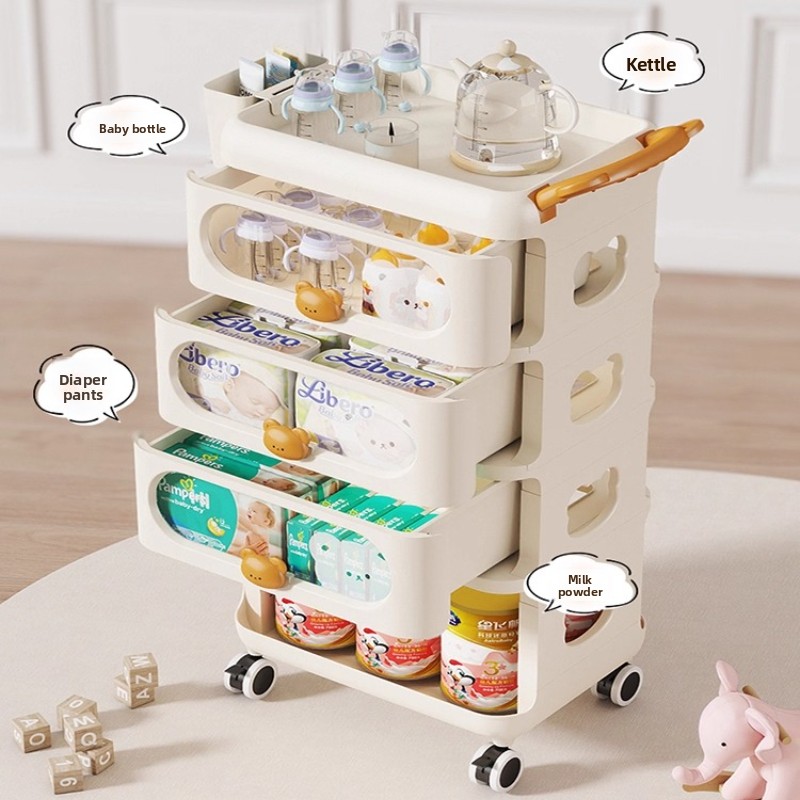 ‌Baby Storage Organizer, Multi - огляд і ціна Baby Nursery Cart