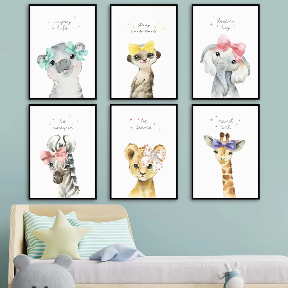 Lion Zebra Giraffe Elephant Hi - огляд і ціна Baby Nursery Elephant