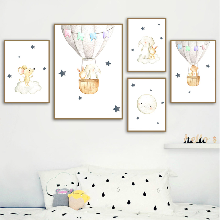 Elephant Rabbit Bear Balloon M - огляд і ціна Baby Nursery Elephant