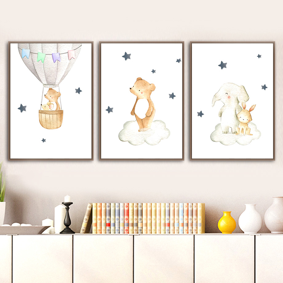 Elephant Rabbit Bear Balloon M - огляд і ціна Baby Nursery Elephant
