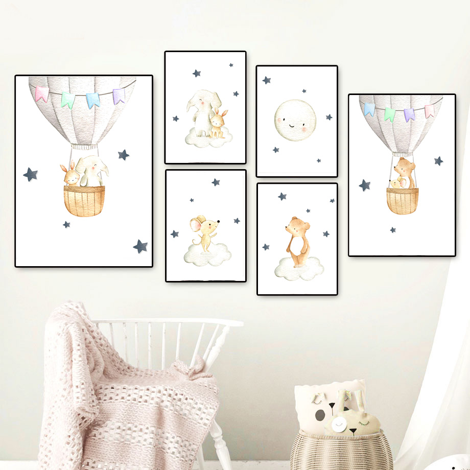 Elephant Rabbit Bear Balloon M - огляд і ціна Baby Nursery Elephant